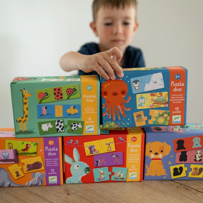 DJECO Duo Puzzle Gegensätze
