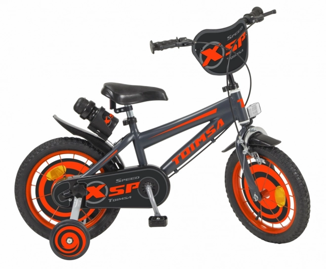 Kinderrad Toimsa Schwarz/Orange 14 Zoll