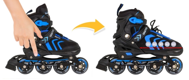 Multifunktionale Kinderskates 4-in-1 Blau Größe 39-43 – blau