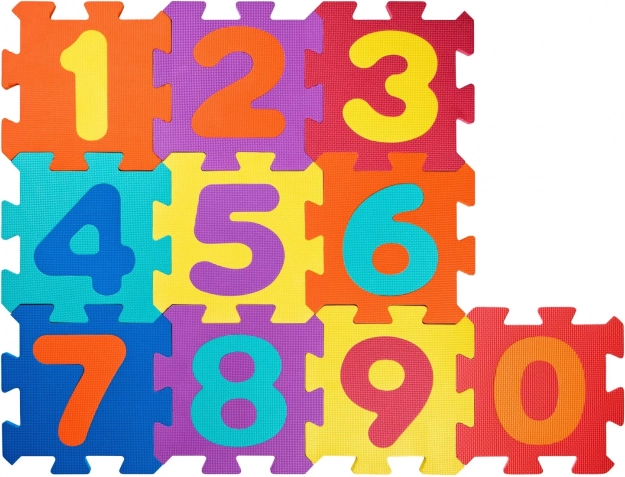 Schaumpuzzle mit Zahlen für Kinder