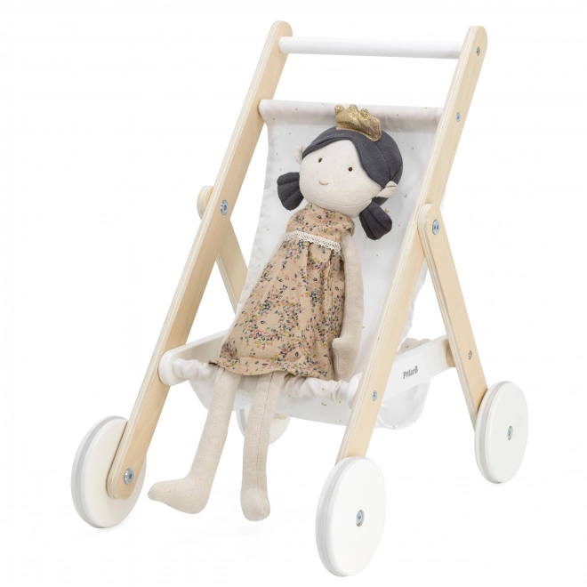 Holzpuppenwagen für Mädchen