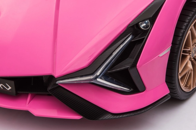 Lamborghini SIAN Kinderauto mit Batterie und Fernbedienung – Rosa