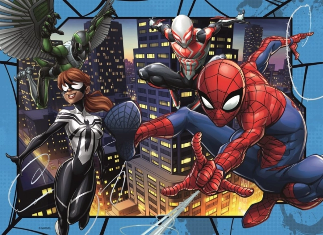 Ravensburger Puzzle Spiderman 4x100 Teile