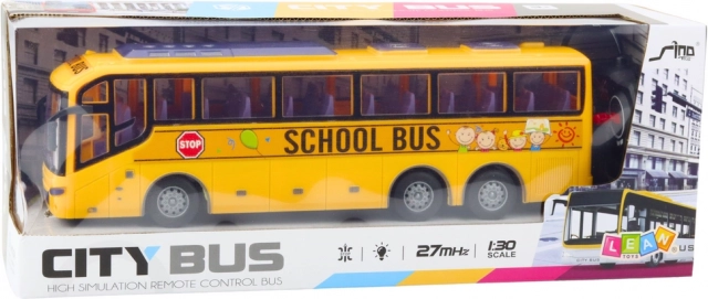 Rennschulbus Gelb RC 1:30 mit Fernsteuerung