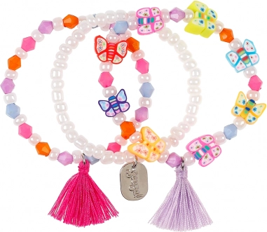 Ankje Butterfly Kinderarmbänder - 3 Stk.