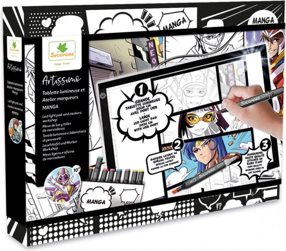 Artissimo - Kreativset Manga mit Leuchttisch