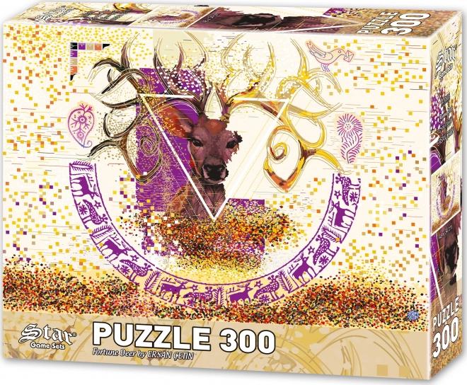 Star Puzzle Glücksbringer Hirsch 300 Teile