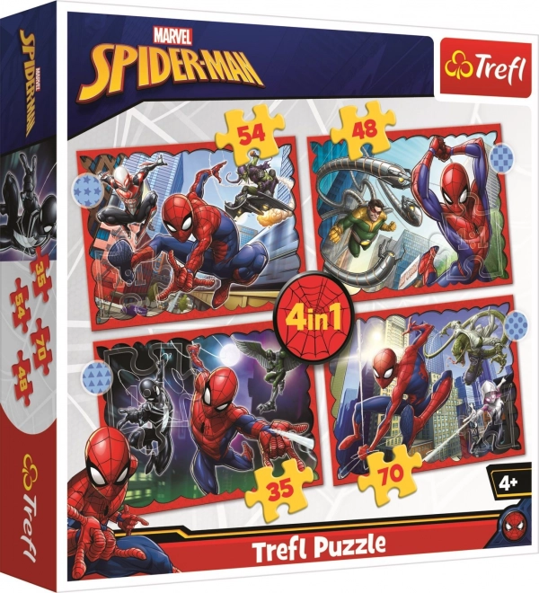 Trefl Puzzle Helden Spider-Man 4 in 1