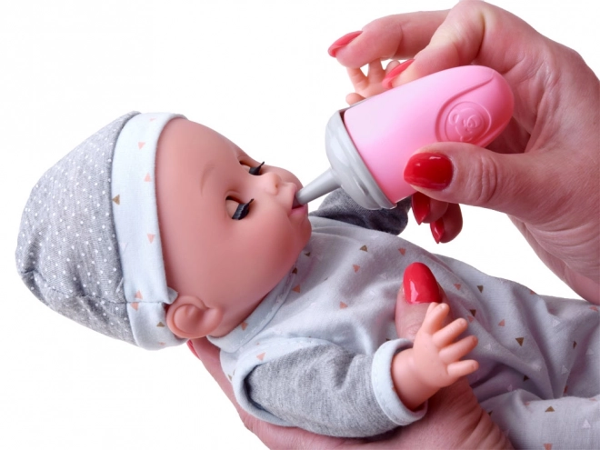 Interaktive Babypuppe mit Trink- und Sprechfunktion