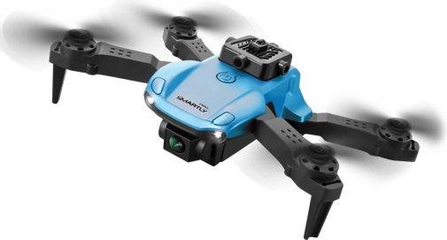 Mini faltbarer RC-Drone ohne Kamera SMARTLY, blau