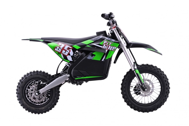 Elektrisches Motorrad Pit Bike grün