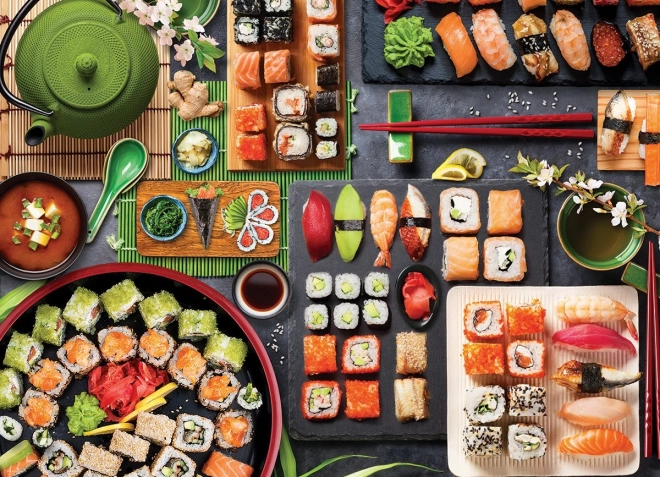 Eurographics Puzzle Sushi-Tisch 1000 Teile