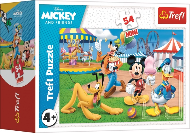 Trefl Puzzle Mickey Mouse im Vergnügungspark 54 Teile