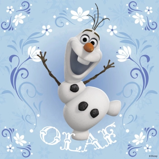 Frozen Puzzle 3x49 Teile