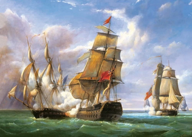 Puzzle mit 3000 Teilen – Seeschlacht
