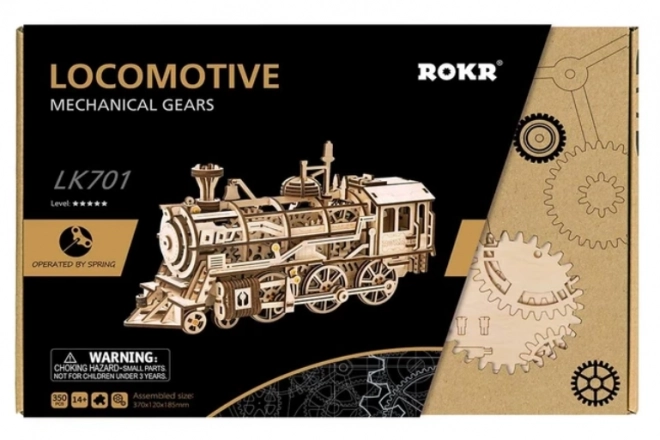 Rokr 3D Holzpuzzle Lokomotive