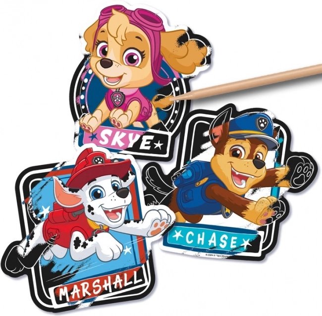 Kreativ-Set Kratzsticker Paw Patrol