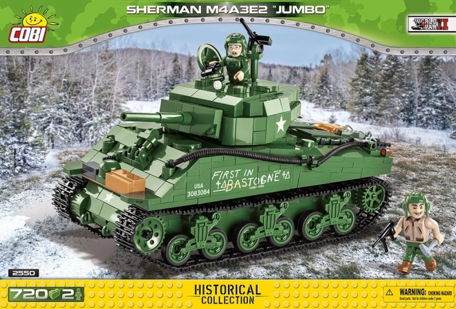 Cobi Konstruktionsset Sherman Panzer M4A3E2 Cobra King