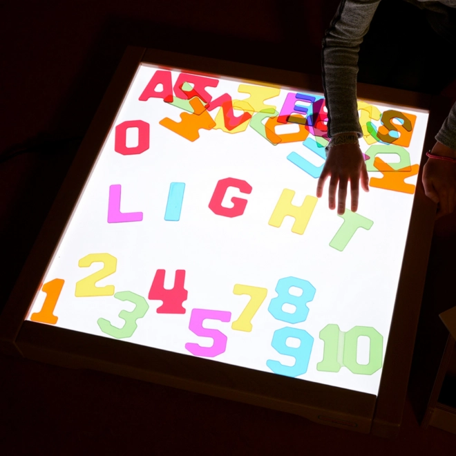 Leuchtendes LED-Panel Masterkidz mit Fernbedienung und Montessori-Blöcken 140 Stk.