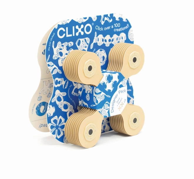 Clixo Designer Pack Magnetische Bausteine Beige