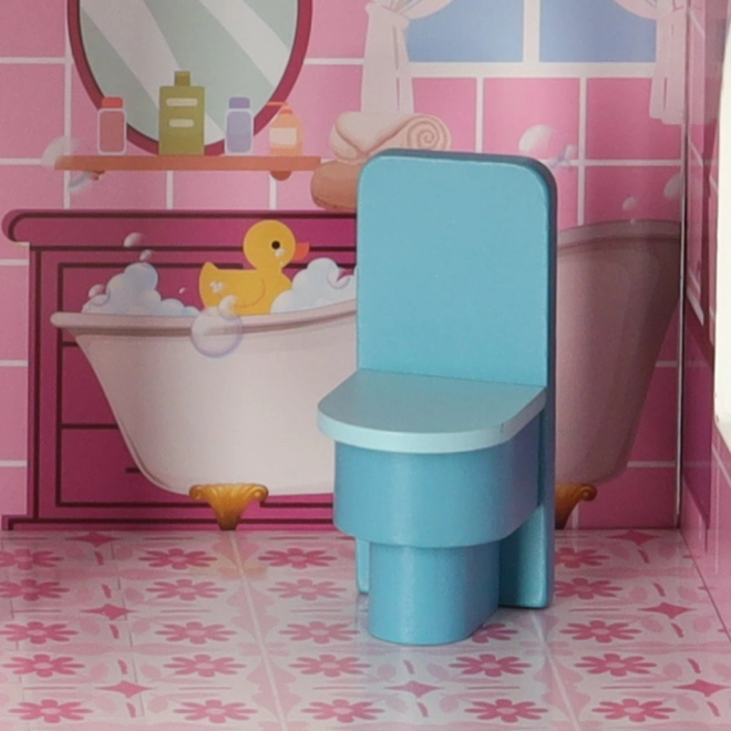 Drewniany Puppenhaus Lulilo rosa