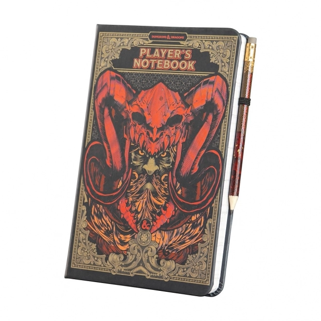 Dungeons and Dragons Notizbuch mit Stift