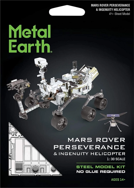 Metallbausatz Mars Rover Perseverance & Ingenuity Hubschrauber