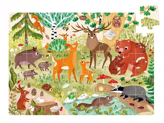 CzuCzu Puzzle Wilder Wald 40 Teile