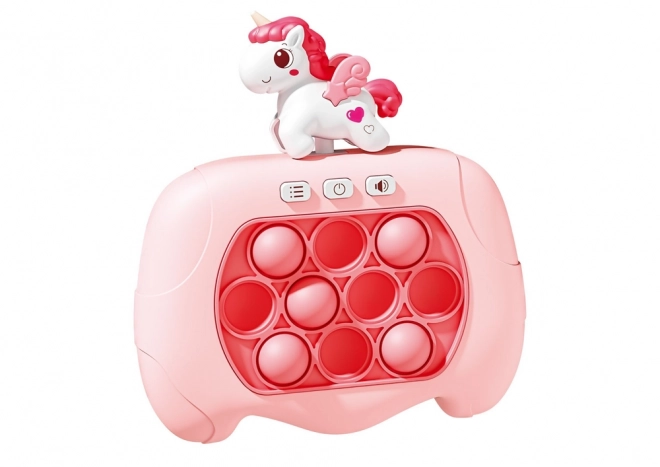 Sensorisches Spiel Einhorn Pop It mit Licht und Ton Pink