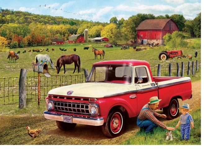 Eurographics Puzzle Großvaters Auto 1000 Teile