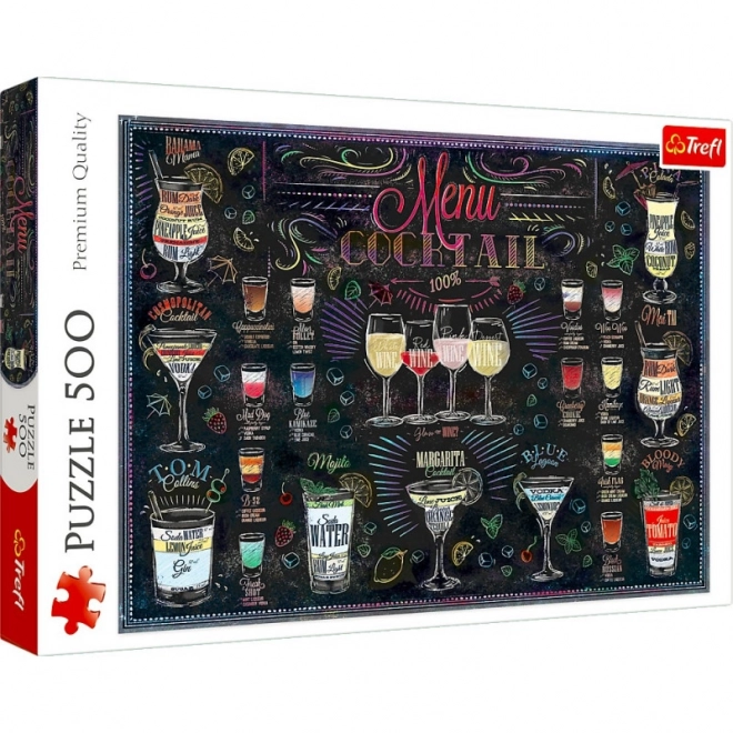 Trefl Puzzle Cocktailmenü 500 Teile