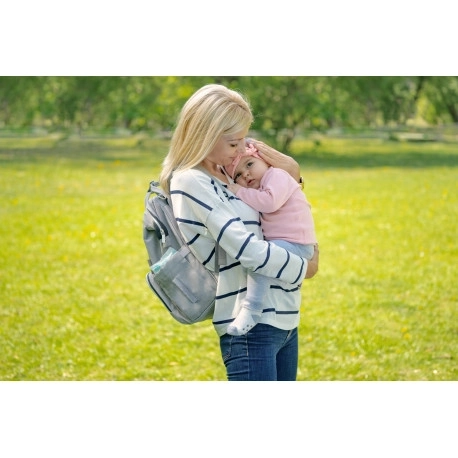 Canpol Babies Wickelrucksack Lady Mum Grau