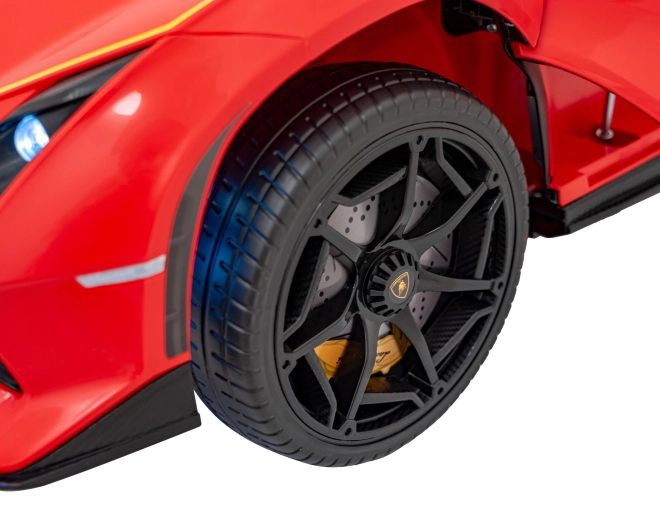 Kindersportwagen Lamborghini Invencible Rot