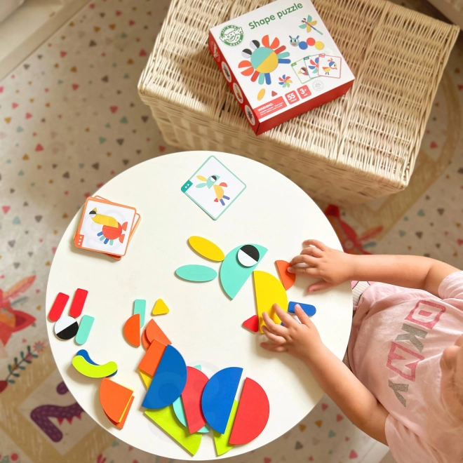 Montessori Holzpuzzle 40 Muster Zum Nachbilden