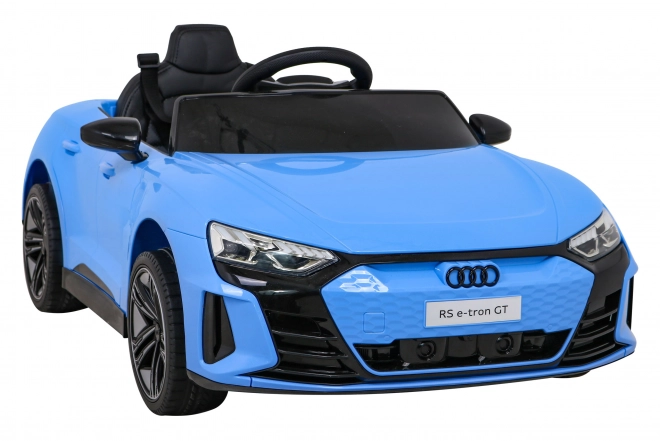 Audi RS E-Tron GT elektrisches Kinderauto mit Fernbedienung und 4x4 Antrieb – Blau