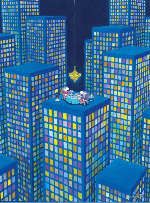 CLEMENTONI Puzzle Abend 500 Teile