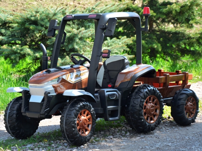Großer Kindertraktor mit Anhänger und Fernsteuerung