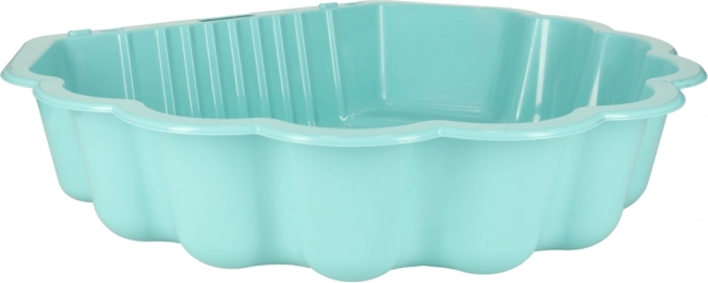 Muschel-Sandkasten 2in1 - Pool und Sandkasten mit Schließfunktion