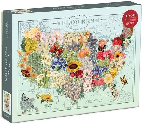 Puzzle Blumen USA 1000 Teile