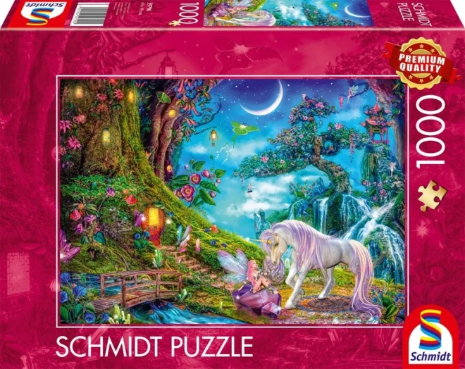 Puzzle Einhorn und Fee 1000 Teile