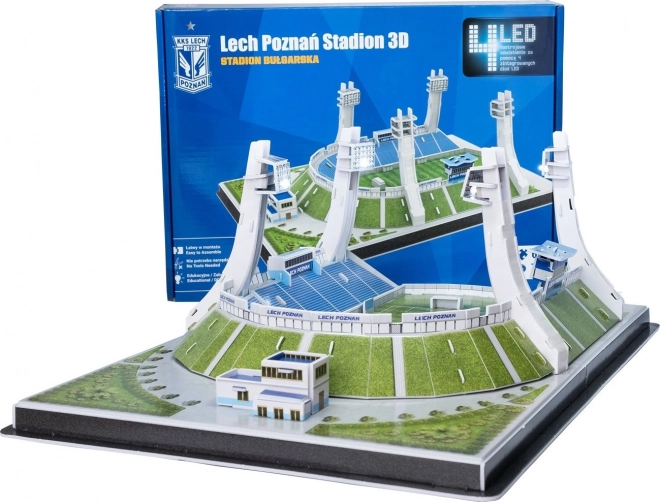 Leuchtendes 3D-Puzzle Stadion Lech Posen