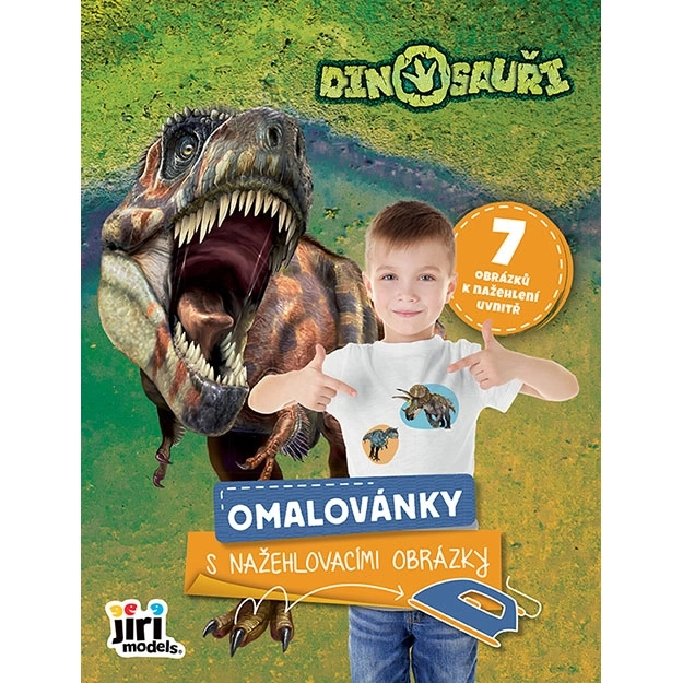 Malbuch mit Bügelbildern Dinosaurier