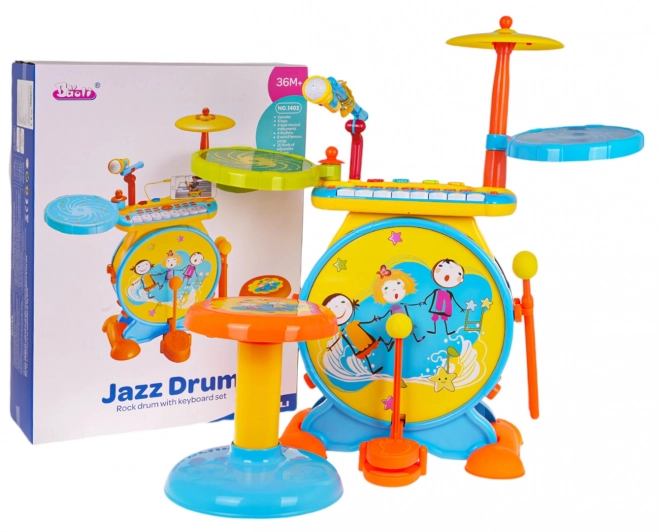 Kinder Drumset mit Keyboard