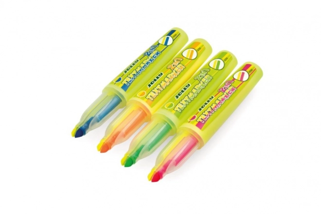 Zweifarbiger Textmarker - 4er Set