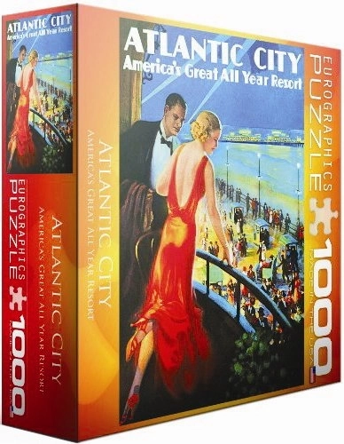 Eurographics Puzzle: Atlantic City Reiseplakat 1000 Teile