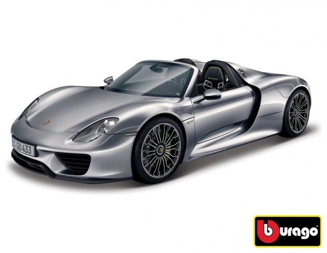 Porsche 918 Spyder Modellauto Metallic Grau