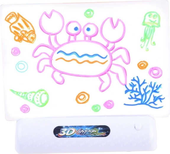 Neonzeichnen mit 3D-Effekt