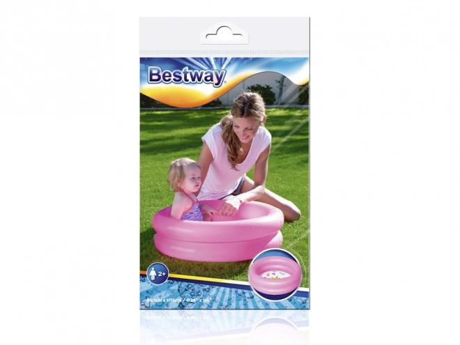 Bestway Kinder aufblasbares lila zweireihiges Planschbecken