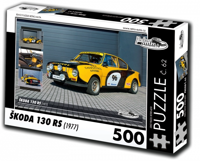 Puzzle Retro-Autos Škoda 130 RS 500 Teile