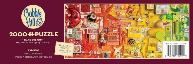 Puzzle Regenbogen COBBLE HILL 2000 Teile